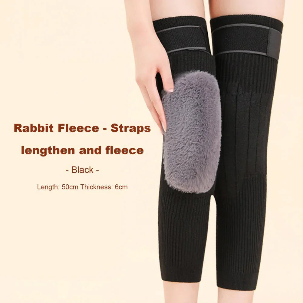 wool Knee Warmers -30° warm knee pads with strap for men and women